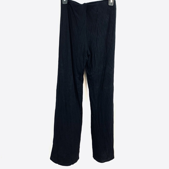 BB DAKOTA Black Rayon Tie Front Wide Leg Pants  M - Picture 10 of 12